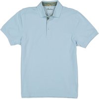 Stenströms Herren Polo-Shirt blau Baumwoll-Piqué von Stenströms
