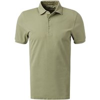 Stenströms Herren Polo-Shirt grün Baumwoll-Piqué von Stenströms