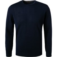 Stenströms Herren Pullover blau unifarben von Stenströms