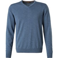 Stenströms Herren Pullover blau unifarben von Stenströms