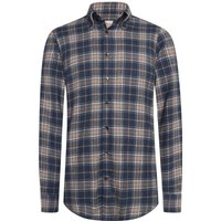 Stenströms Kariertes Flanellhemd aus Twofold Super Cotton, Regular in M von Stenströms