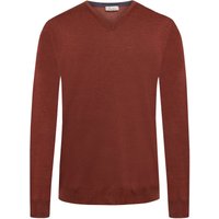 Stenströms Leichter Rundhalspullover aus Merinowolle mit Ellenbogen-Patches von Stenströms