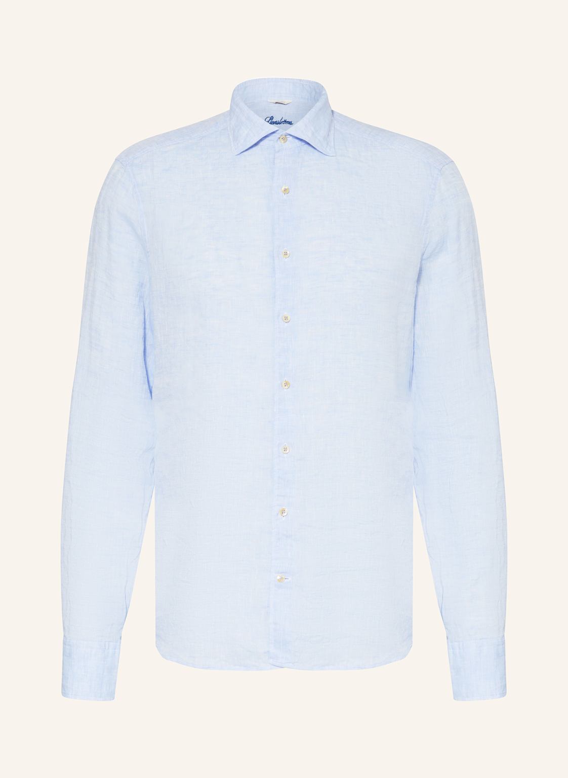 Stenströms Leinenhemd Slim Fit blau von Stenströms