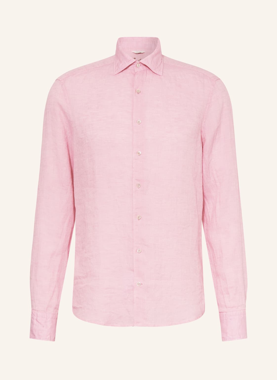 Stenströms Leinenhemd Slim Fit pink von Stenströms