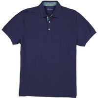 Stenströms Herren Polo-Shirt blau Baumwoll-Piqué von Stenströms