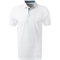 Stenströms Herren Polo-Shirt weiß Baumwoll-Piqué von Stenströms