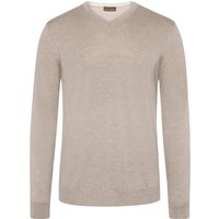 Stenströms Pullover aus Merinowolle mit V-Neck und Ellenbogenpatches Stenströms Pullover aus Merinowolle mit V-Neck und Ellenbogenpatches von Stenströms