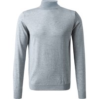 Stenströms Herren Rollkragenpullover grau unifarben von Stenströms
