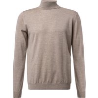 Stenströms Herren Rollkragenpullover braun unifarben von Stenströms