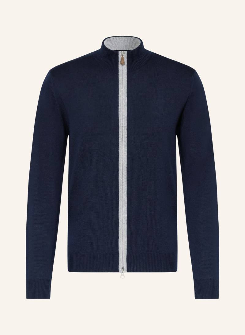 Stenströms Strickjacke Aus Merinowolle blau von Stenströms