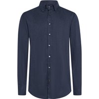 Stenströms Flanellhemd aus Twofold Super Cotton mit Button-Down-Kragen, Slimline in S/L von Stenströms