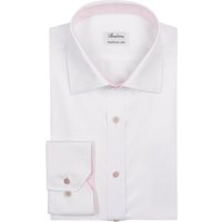 Stenströms Unifarbenes Twill-Hemd aus Baumwolle mit Ausputz von Stenströms