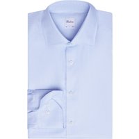 Stenströms Vollzwirn Baumwollhemd mit Blockstreifen, Regular Fit in 40 von Stenströms