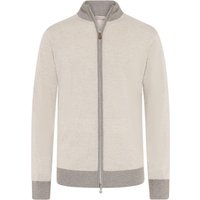 Stenströms Weicher Cardigan aus Merinowolle mit Kontrast-Details in XXL von Stenströms