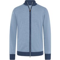 Stenströms Weicher Cardigan aus Merinowolle mit Kontrast-Details in XXL von Stenströms