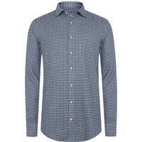 Stenströms Weiches Flanellhemd mit Kleinkaromuster, Slimline in S/M von Stenströms