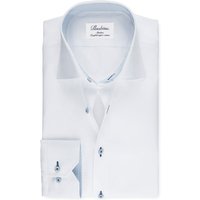 Stenströms Unifarbenes Hemd mit Ausputz, New Slimline in 40S von Stenströms