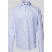 Stenstroms Regular Fit Business-Hemd mit Haifischkragen Modell 'Collar 22' in Marine, Größe XXL von Stenstroms