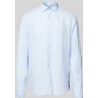 Stenstroms Regular Fit Business-Hemd mit Kentkragen Modell 'Collar' in Bleu, Größe XXL von Stenstroms