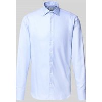 Stenstroms Regular Fit Business-Hemd mit Kentkragen Modell 'cuff' in Bleu, Größe 42 von Stenstroms