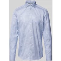 Stenstroms Regular Fit Business-Hemd mit Kentkragen in Blau, Größe 42 von Stenstroms