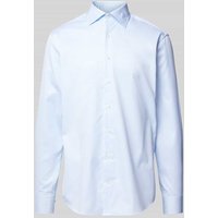 Stenstroms Regular Fit Business-Hemd mit Kentkragen in Bleu, Größe 41 von Stenstroms