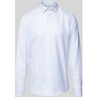 Stenstroms Regular Fit Business-Hemd mit Kentkragen in Bleu, Größe 41 von Stenstroms