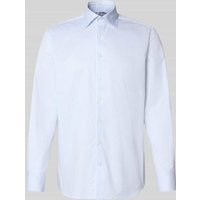 Stenstroms Regular Fit Business-Hemd mit Kentkragen in Bleu, Größe 45 von Stenstroms