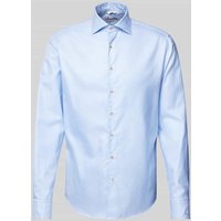 Stenstroms Regular Fit Business-Hemd mit Knopfleiste in Bleu, Größe XXL von Stenstroms