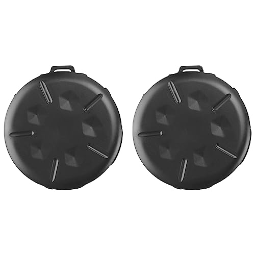 Steowsey 2Er-Pack MüNzspender - Tragbares MüNzetui mit Clip, Kleingeldhalter, Minimalistische GeldböRse zum Sammeln Von MüNzen (2Er-Pack, Schwarz) von Steowsey