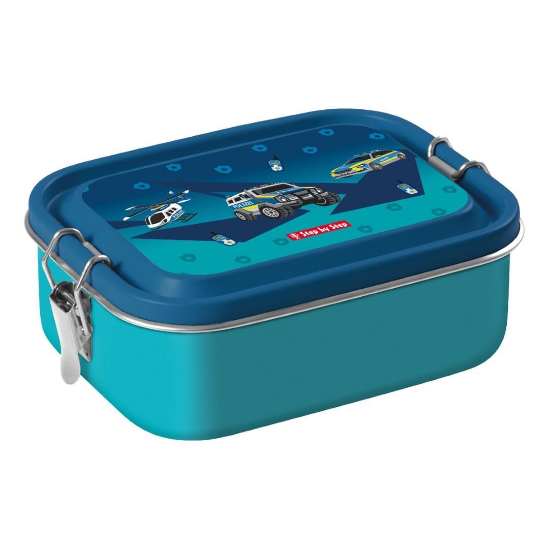 Step by Step - Edelstahl-Lunchbox Police von Step by Step