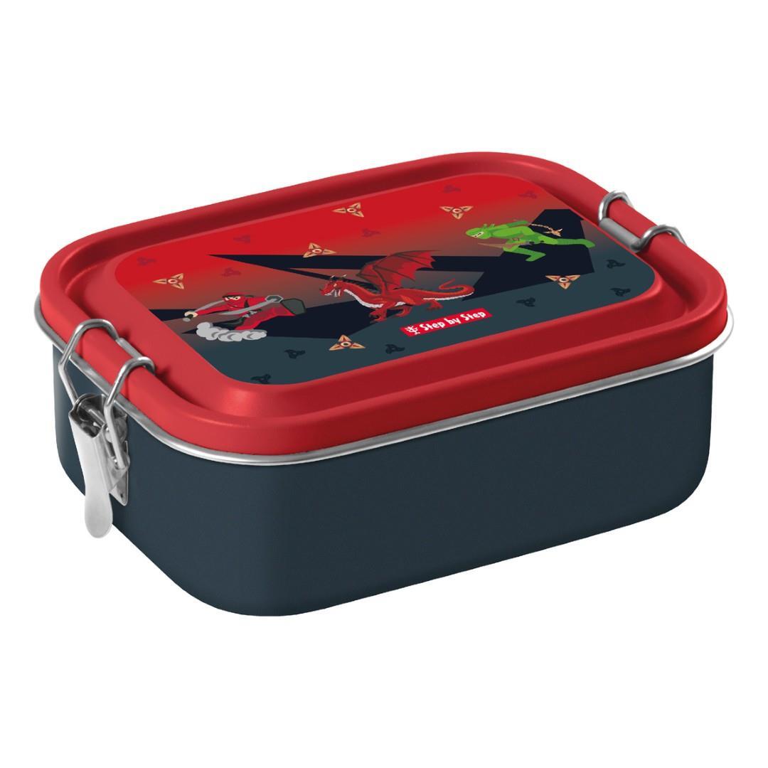 Step by Step - Edelstahl-Lunchbox Warrior Rot von Step by Step