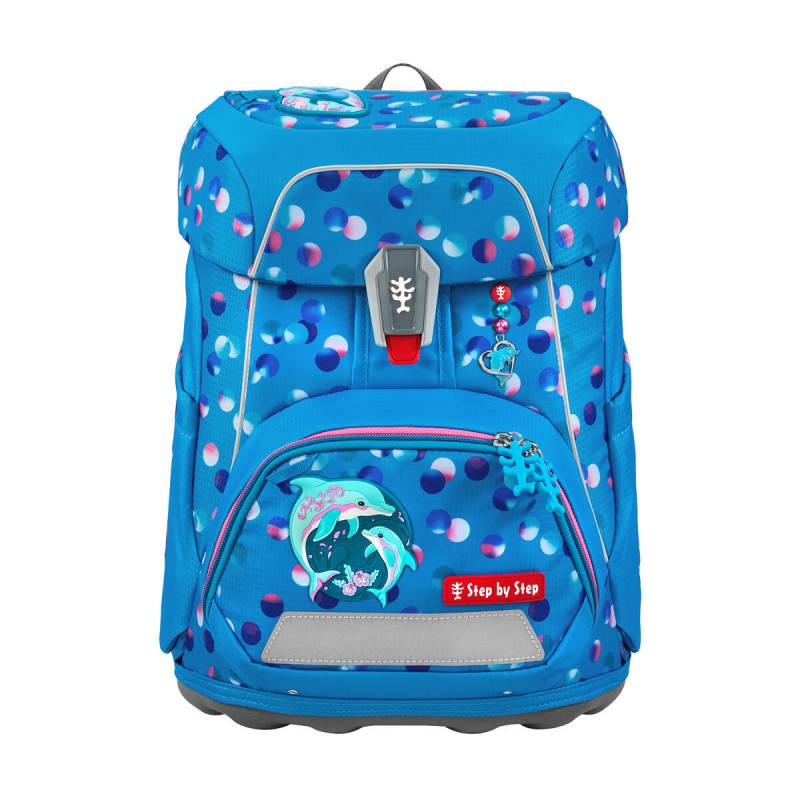 Step by Step - FIT Schulranzen-Set Dolphin Finja Mehrfarbig von Step by Step