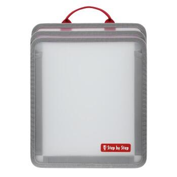 Step by Step - Faltbare Heftbox, Transparent von Step by Step