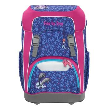 Step by Step - GIANT Schulrucksack-Set Happy Dolphins, 5-teilig Blau von Step by Step