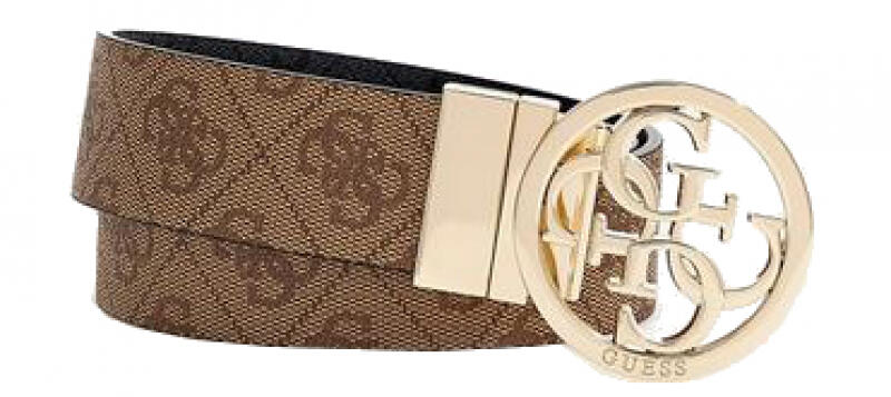 Step by Step - Guess Gürtel M wendbar an der Schnalle kürzbar Synthetik 105cm latte coal Beige von Step by Step