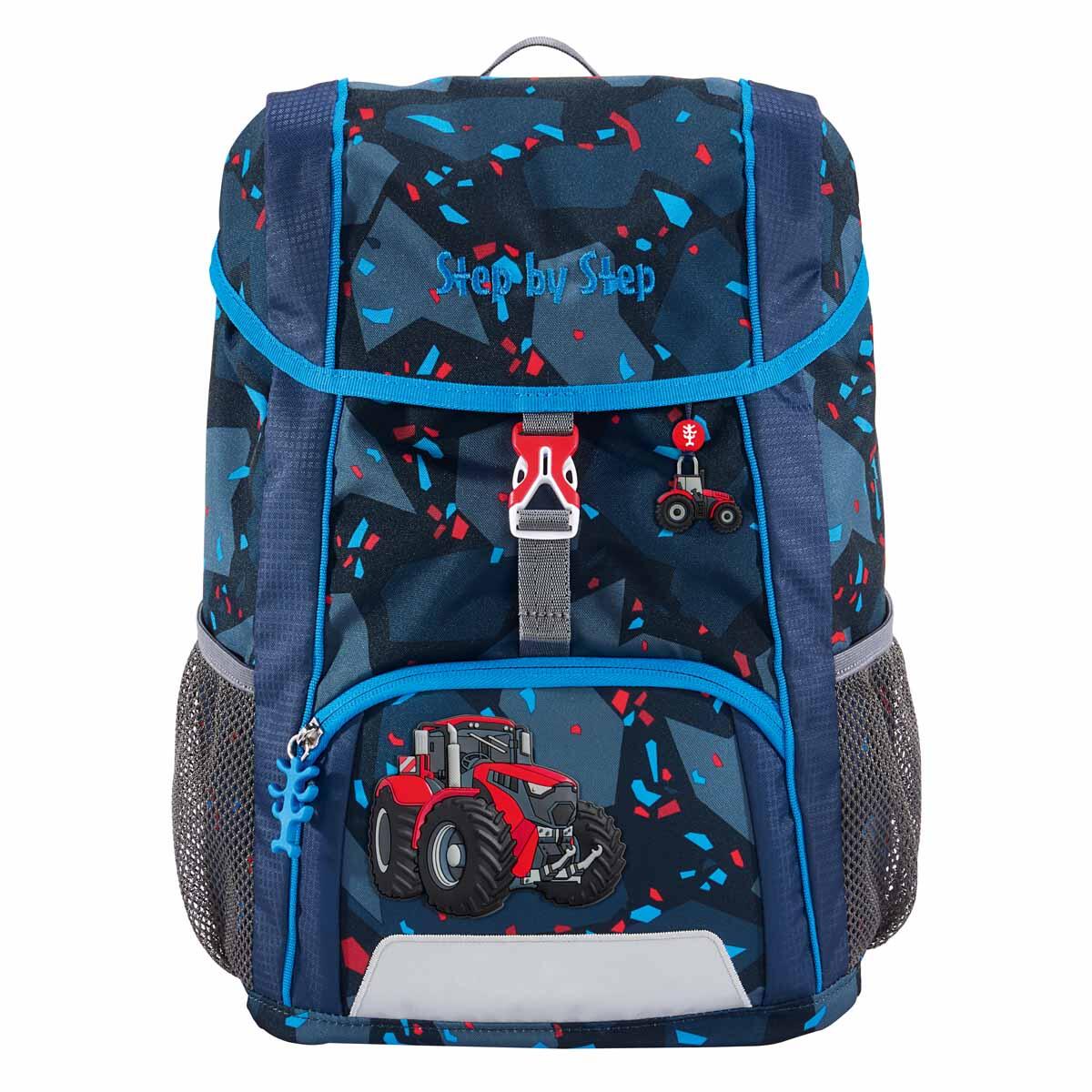 Step by Step - KID Rucksack-Set Tractor Freddy Dunkelblau von Step by Step