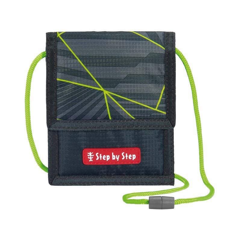 Step by Step - Kinderbrustbeutel Brustbeutel Dark Cat Chiko schwarz/grün von Step by Step