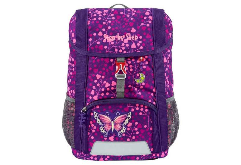 Step by Step Kinderrucksack Kid Shine Rucksack-Set 3 tlg. - inklusiv Sitzkissen 26 cm (Butterfly von Step by Step