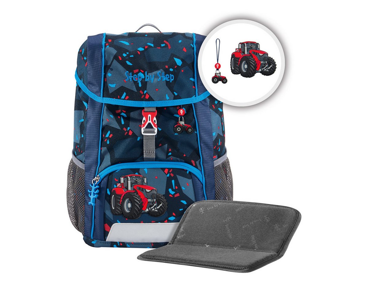 Step by Step Kinderrucksack Coocazoo KID Rucksack-Set "Tractor Freddy", 3-teilig von Step by Step