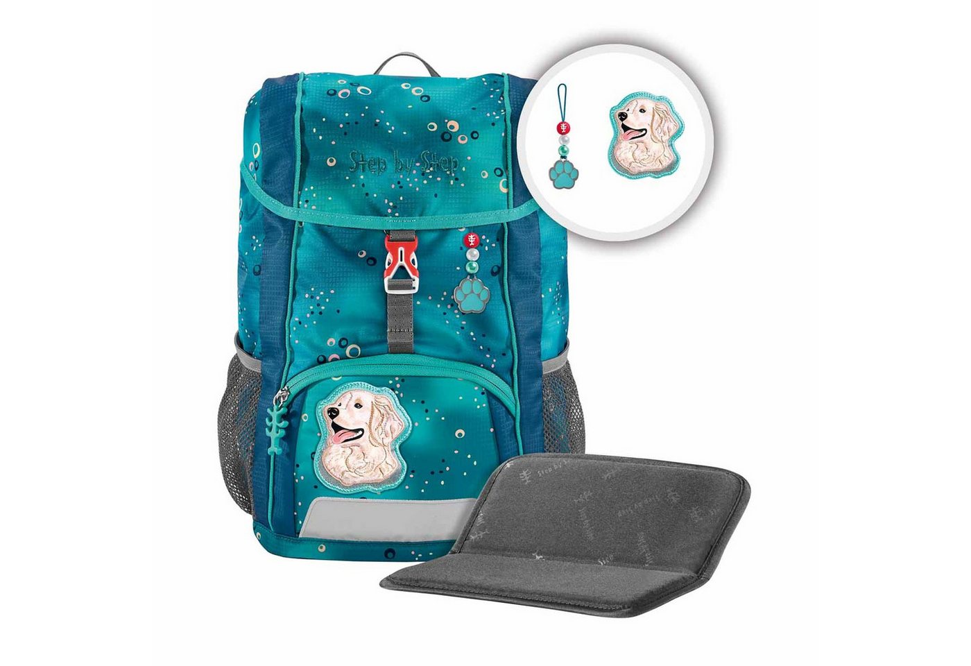 Step by Step Kinderrucksack KID Rucksack-Set Dog Basty 3-tlg. von Step by Step