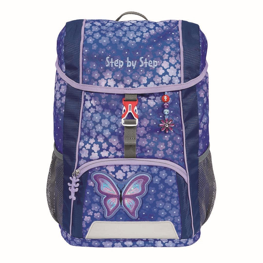 Step by Step - Kinderrücksack Kid Rucksack-Set 3-Teilig Butterfly Maja Bleu von Step by Step