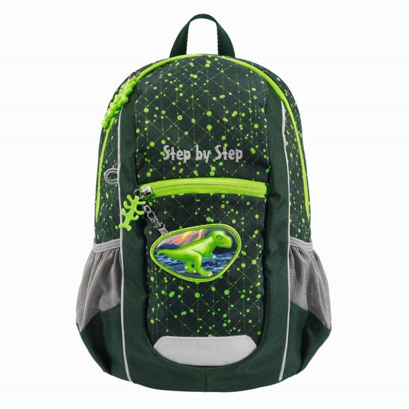 Step by Step - Kinderrücksack Kiga Maxi Dino Nilo grün/grün - Gr. - L von Step by Step