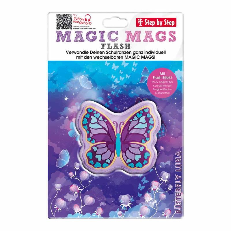 Step by Step - Motiv-Buttons Magic Mags Flash Butterfly Luna butterfly luna von Step by Step