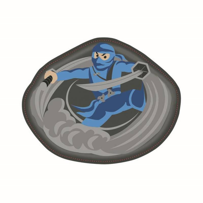 Step by Step - Motiv-Buttons Magic Mags Flash Ninja Quinn blau/gelb von Step by Step