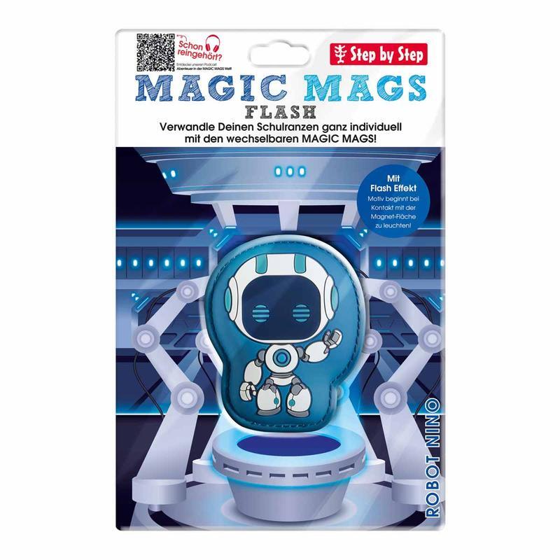 Step by Step - Motiv-Buttons Magic Mags Flash Robot Nino Multicolor von Step by Step