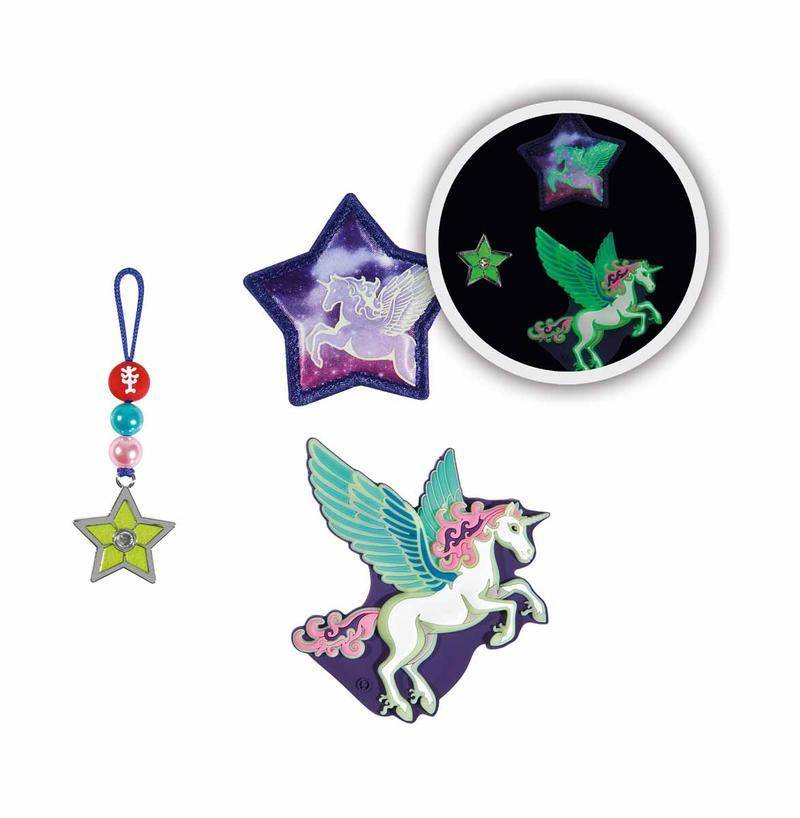 Step by Step - Motiv-Buttons Magic Mags Glow Pegasus Night Nuala Multicolor von Step by Step