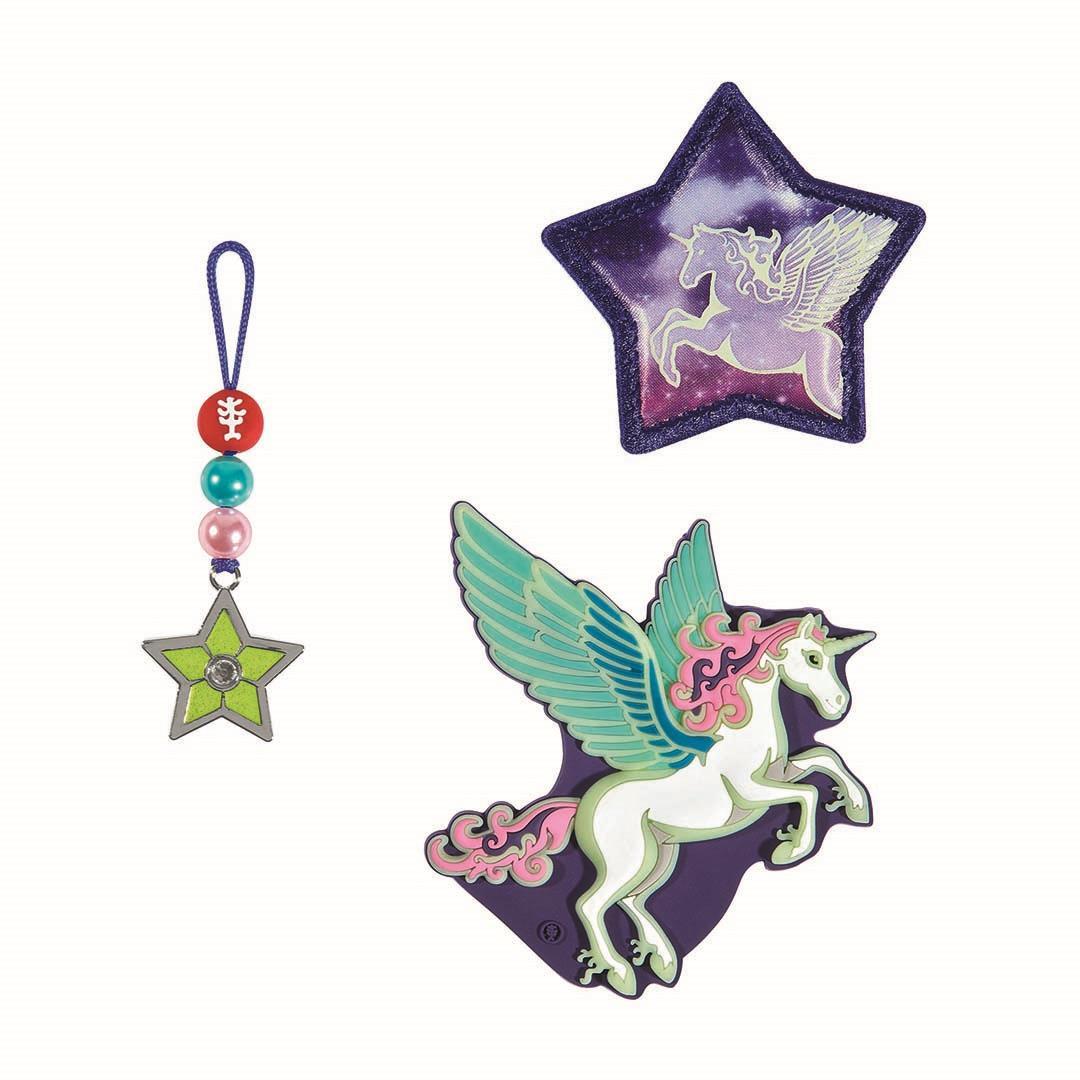 Step by Step - Motiv-Buttons Magic Mags Glow Pegasus Night Nuala Multicolor von Step by Step