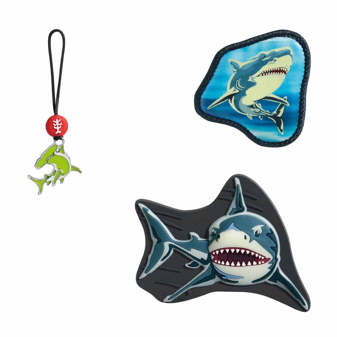 Step by Step - Motiv-Buttons Magic Mags Glow Shark Dexter Multicolor von Step by Step