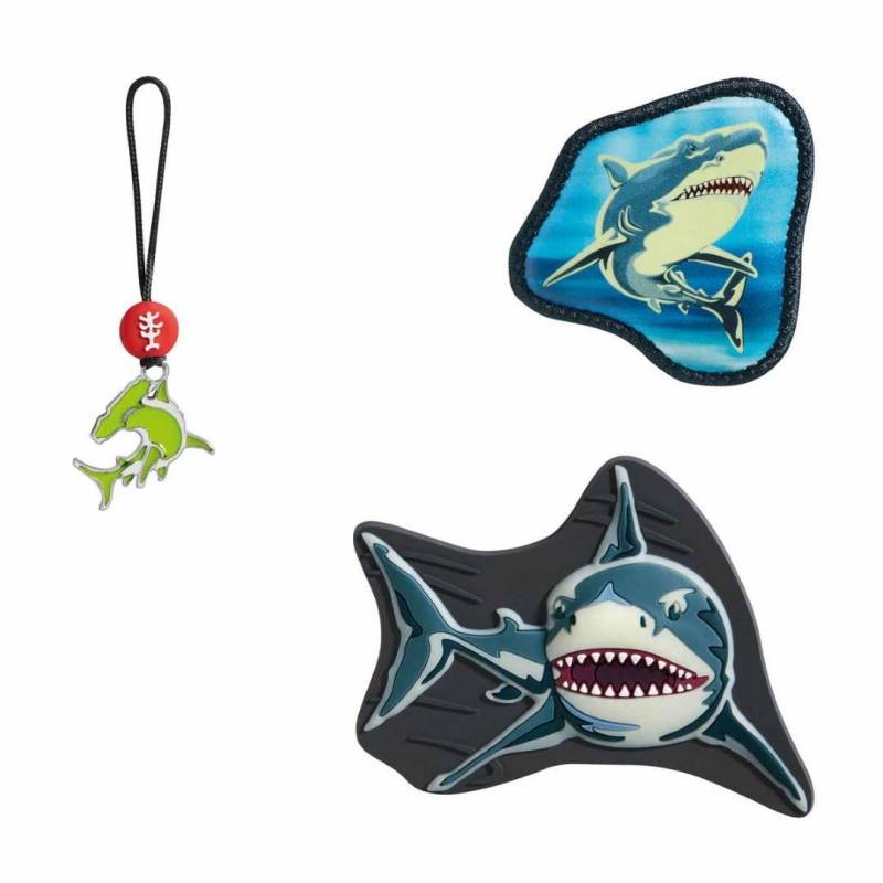 Step by Step - Motiv-Buttons Magic Mags Glow Shark Dexter Multicolor von Step by Step